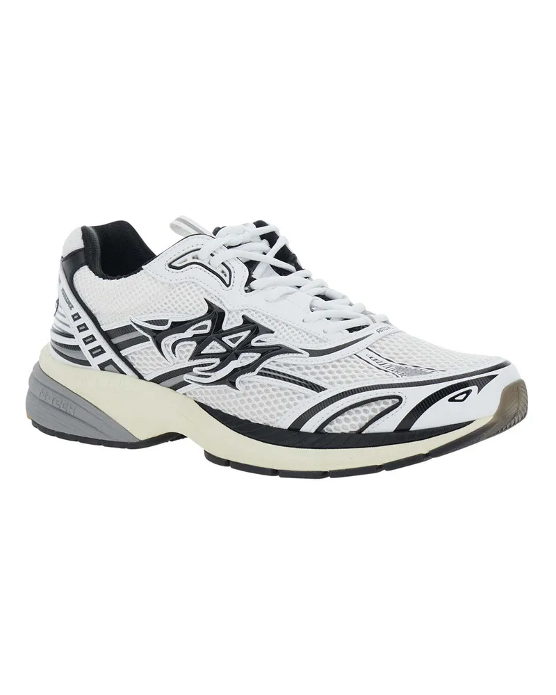 Amiri Men's Sneakers M-Tech White-Black Polyester Trainers White/black White
