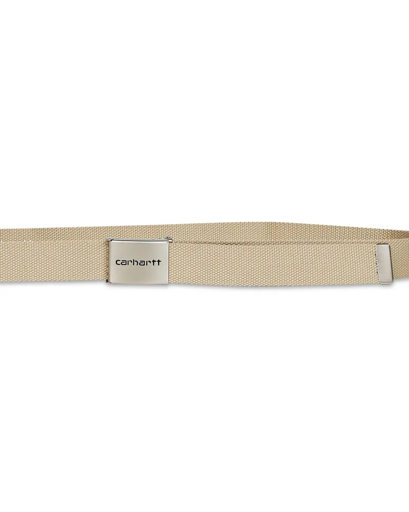 Carhartt WIP Men's Wall Clip Belt Beige Polyester Beige