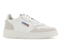 Leatsuedetotalwht Sneaker