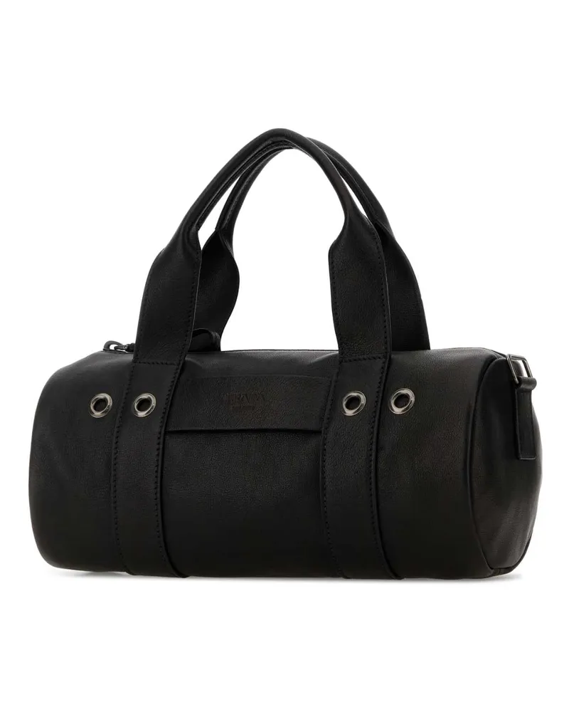 Prada Women's Black Leather  Route Handbag Nero Borse A Mano Bag Black