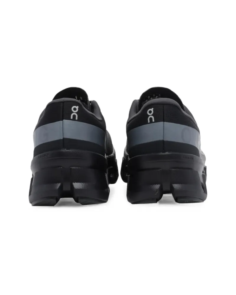 ON Women's Sneakers Cloudmonster Black Mesh Fabric Trainers Black