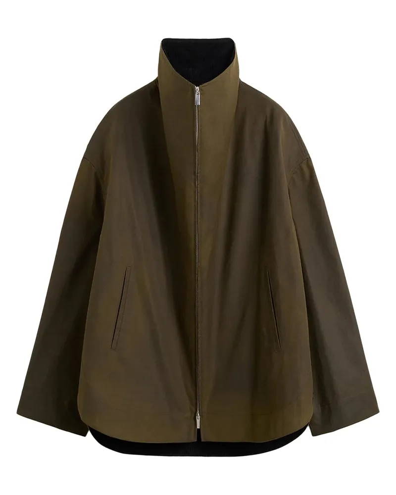 Totême Zipped Country Jacket — Brown Brown