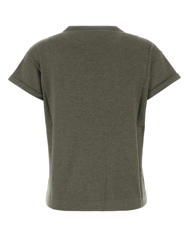 Brunello Cucinelli Wool-Blend Sweater — Green Green