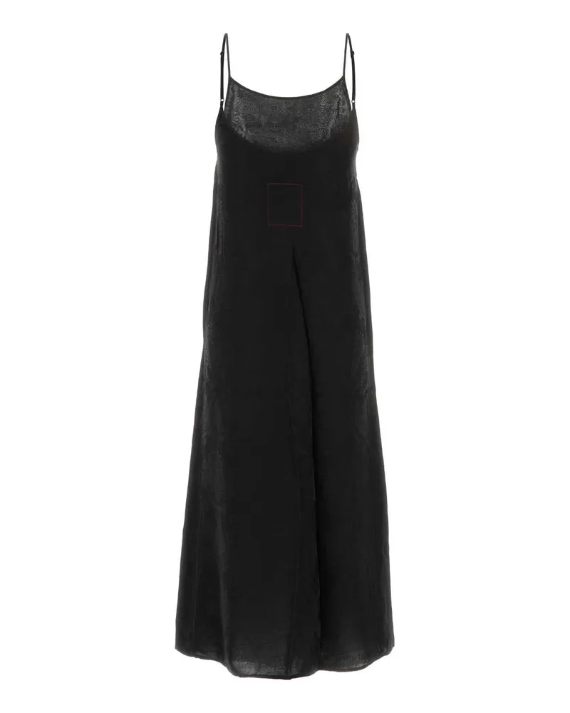Uma Wang Women's Black Viscose Blend Anaya Dress Exterior: Cupro Abiti Black