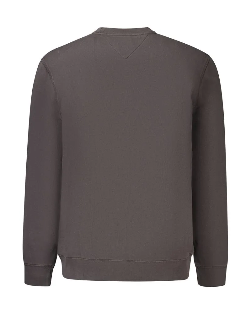 Tommy Hilfiger Logo-Embroidered Cotton Sweatshirt — Gray Gray