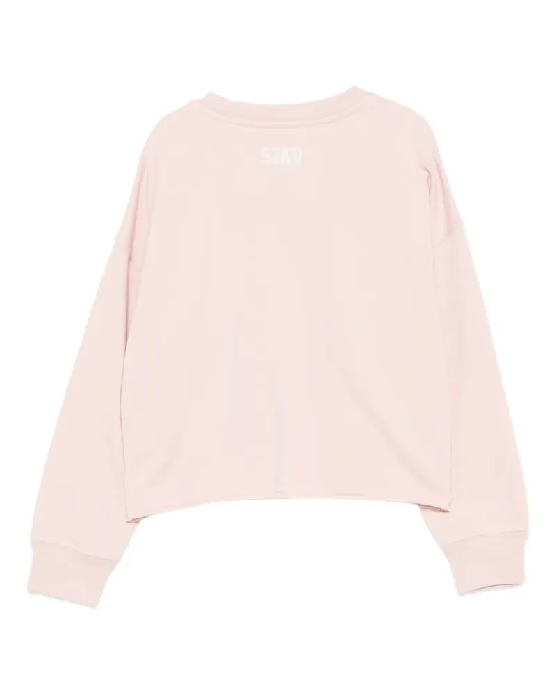 Golden Goose Kids' Pianiga Star-Patch Sweatshirt Ss26 Ch Pink