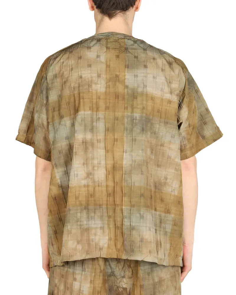 NEEDLES Boxy Fit T-Shirt — Brown Brown
