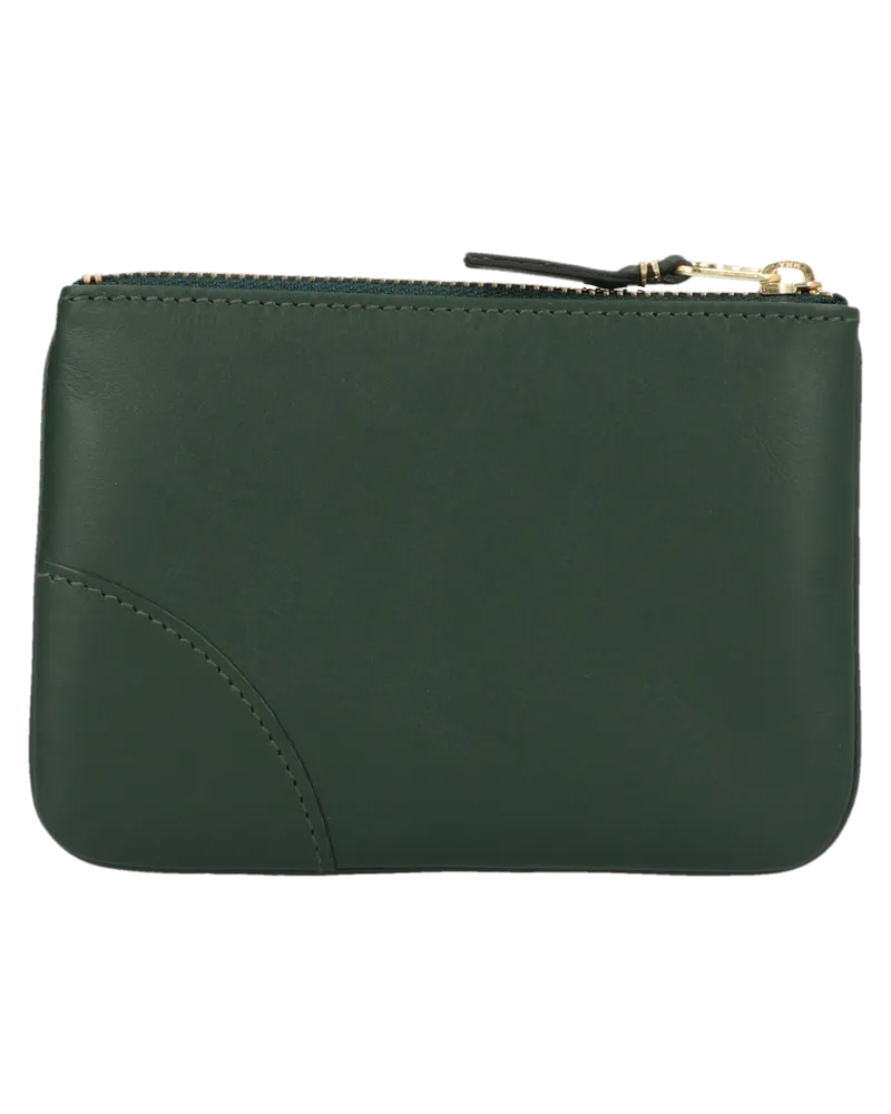 Comme des Garçons Calfskin Card Case — Green Green