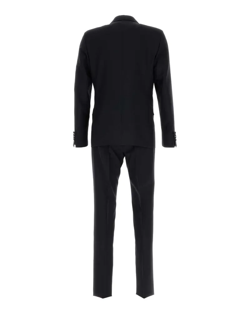 Prada Men's Midnight Blue Wool Blend Tuxedo Blunero Wmwo Abiti Navy