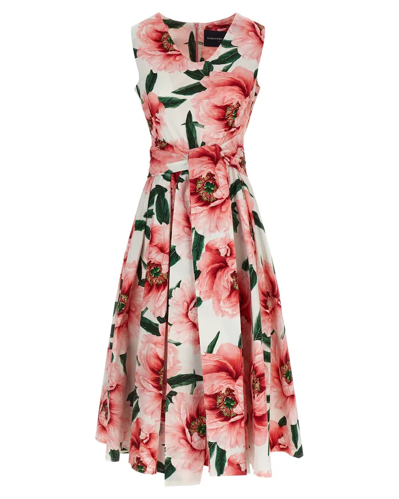 Samantha Sung Abelia Dress — Pink Pink