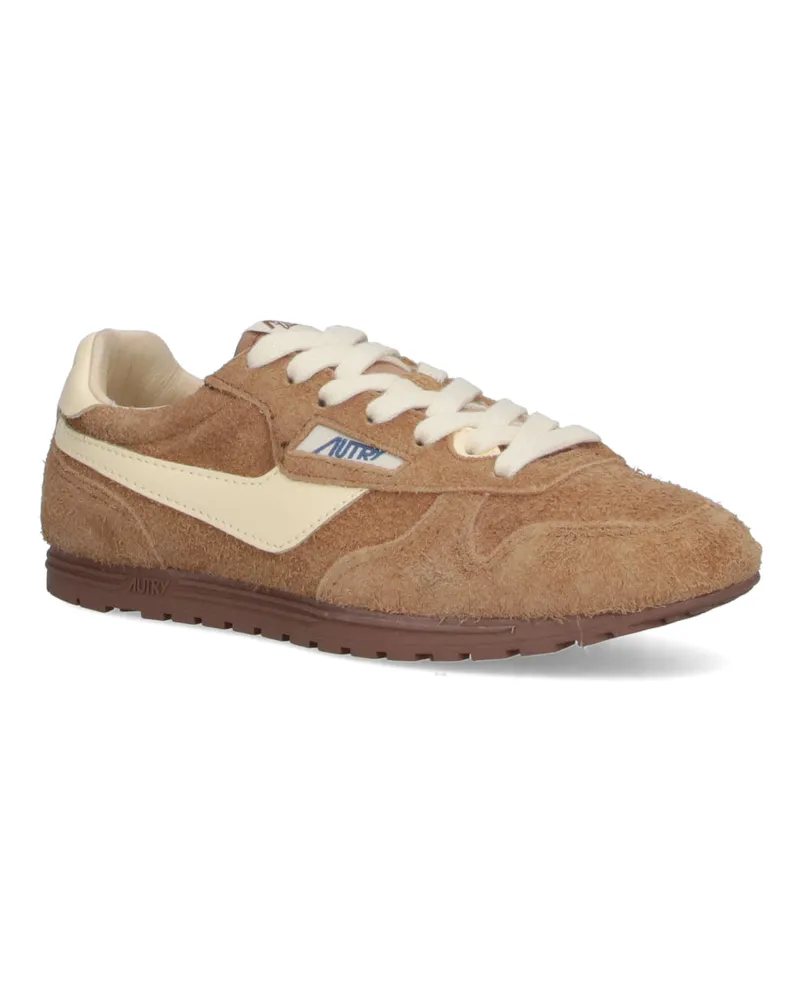 AUTRY Women's Sneakers Brown Upper: Cow Suede Brown