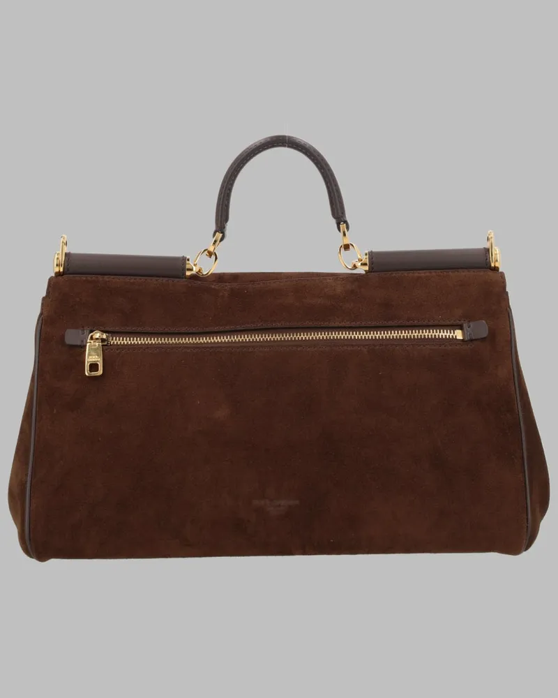 Dolce & Gabbana Sicily Bag — Brown Brown