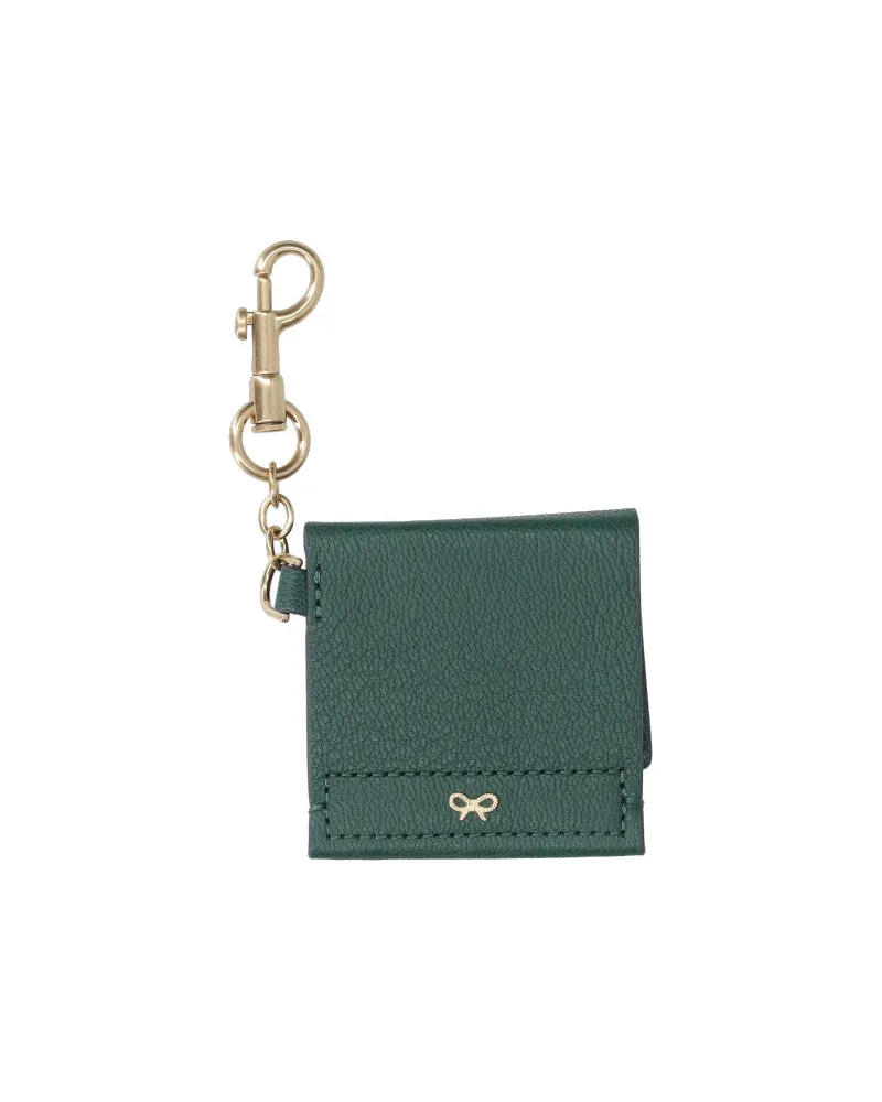 Anya Hindmarch Women's Keychains Green Goat Leather Green