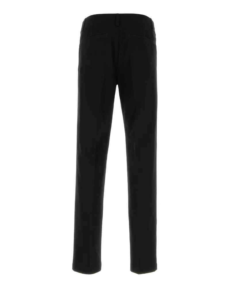 Versace 10183221a16533 1b000 Black Exterior: Cotton Pantaloni Trousers Black