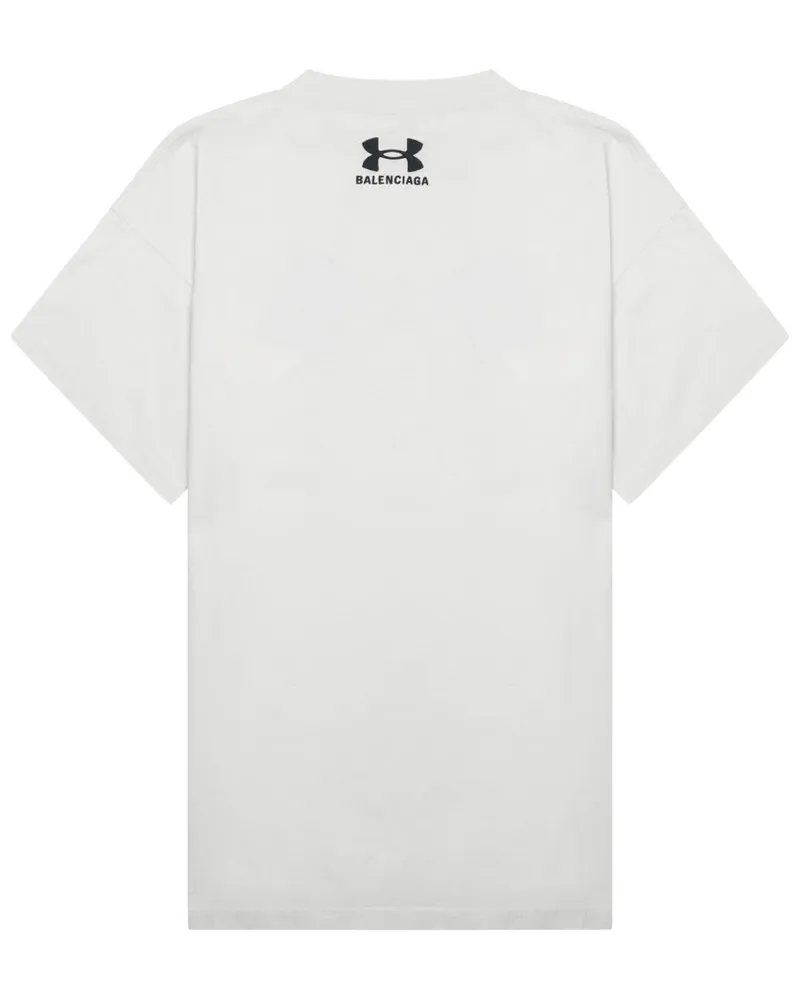 Balenciaga Oversized Cotton T-Shirt — White White