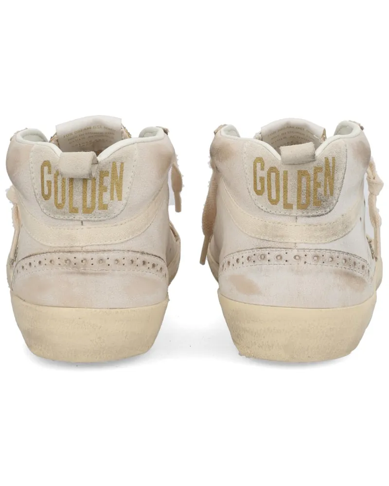 Golden Goose Mid Star Sneaker — White White