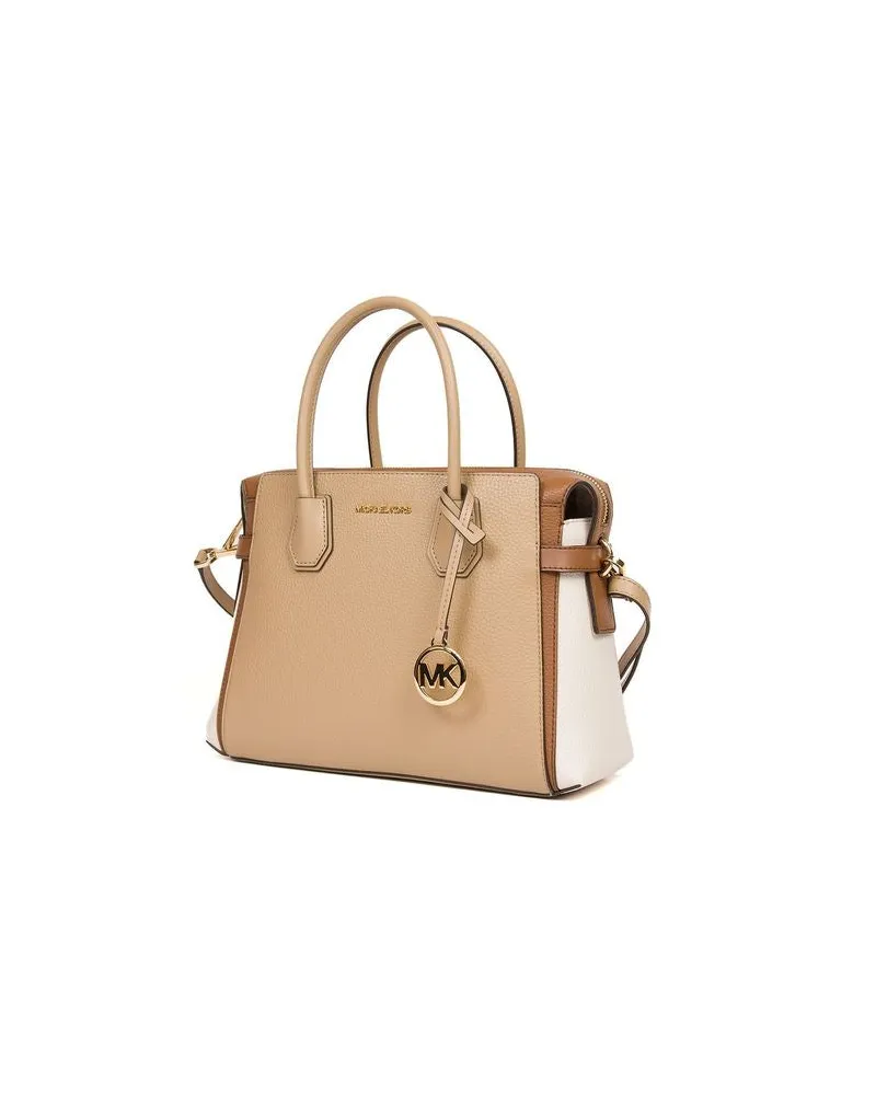 Michael Kors Mercer Satchel — Beige Beige