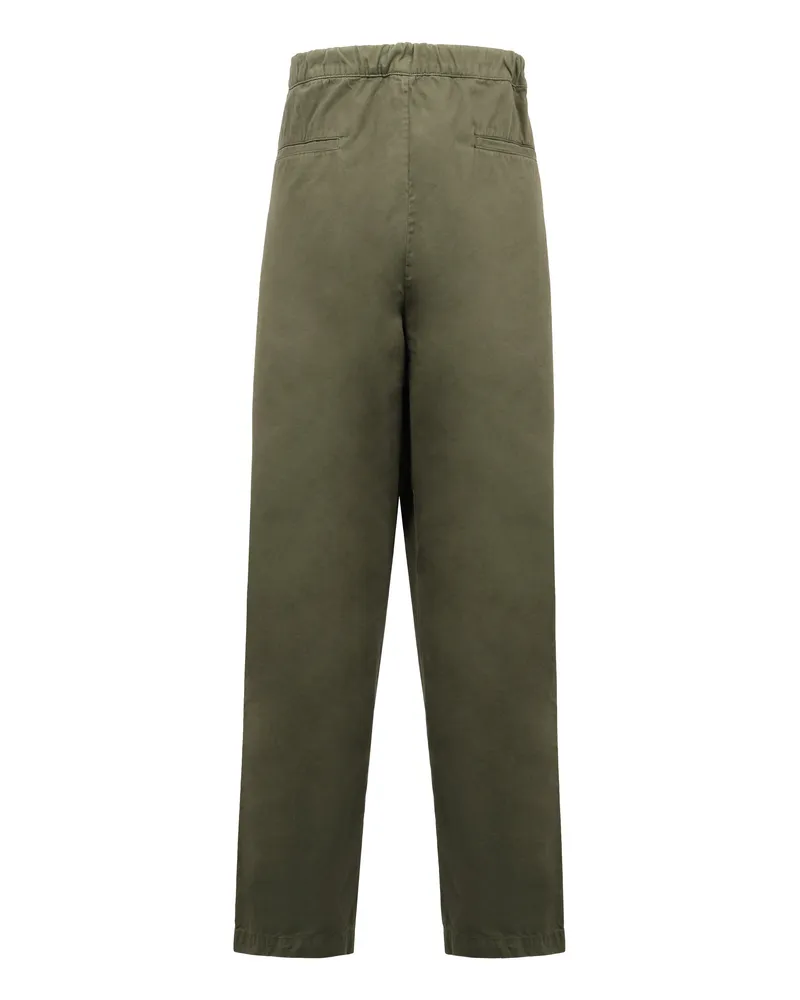 ASPESI Men's Green Cotton Trousers Green