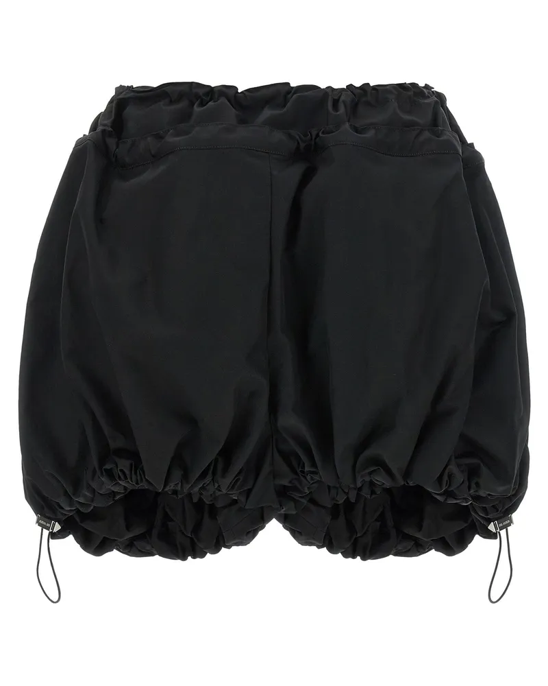 ATTICO Balloon Silhouette Utility Shorts — Black Black