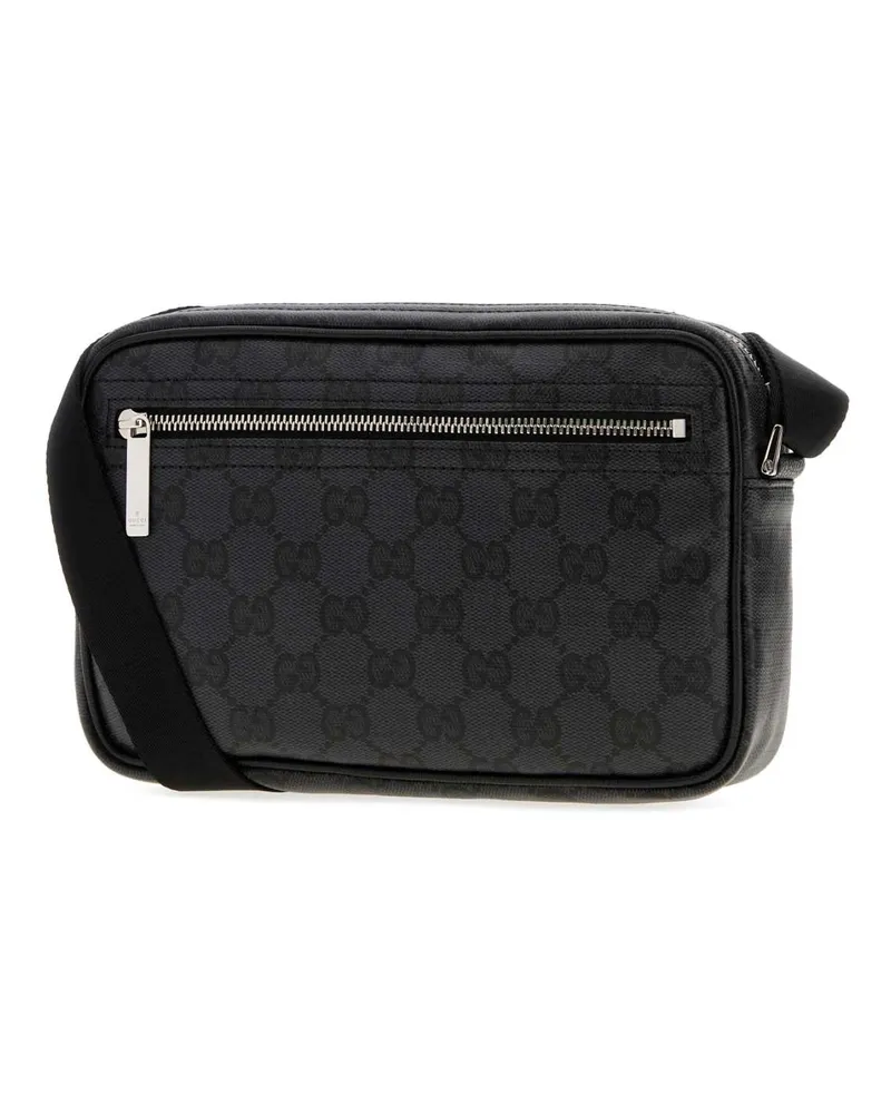 Gucci Men's Gg Fabric Mini  Essence Classic Crossbody Bag Blackblackblkblk Borse A Tracolla Black