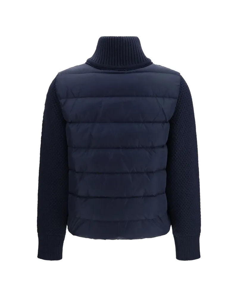 Parajumpers Hybrid Nylon and Merino Wool Down Jacket — Navy Navy