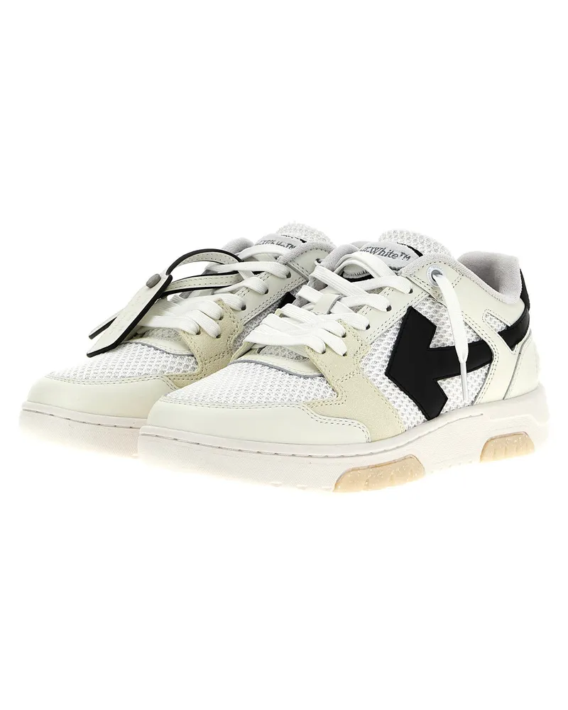 OFF-WHITE Slim Out Of Office Sneakers — White White