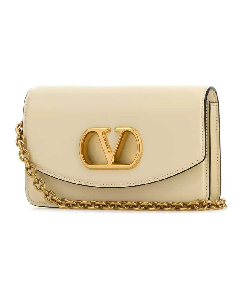 Valentino Garavani Clutch Shoulder Bag — Beige Beige
