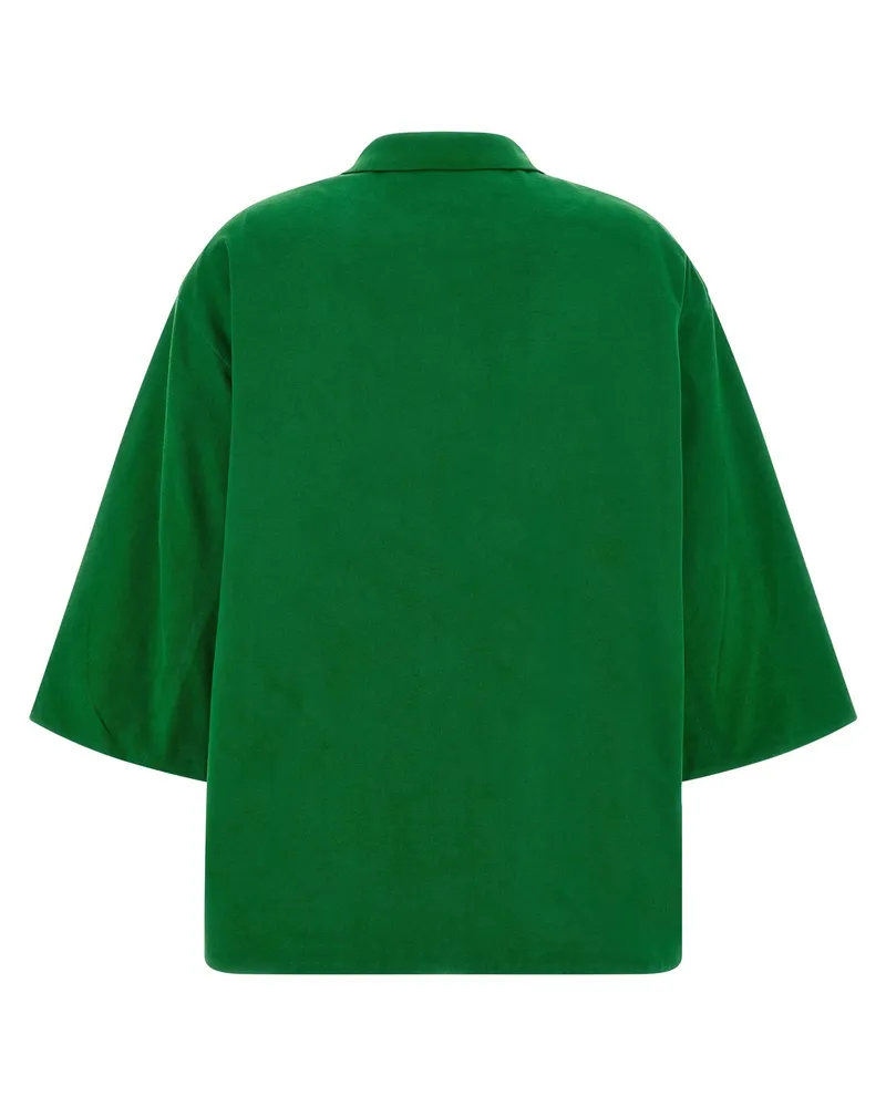 Prada Old Piquet Blouson — Green Green