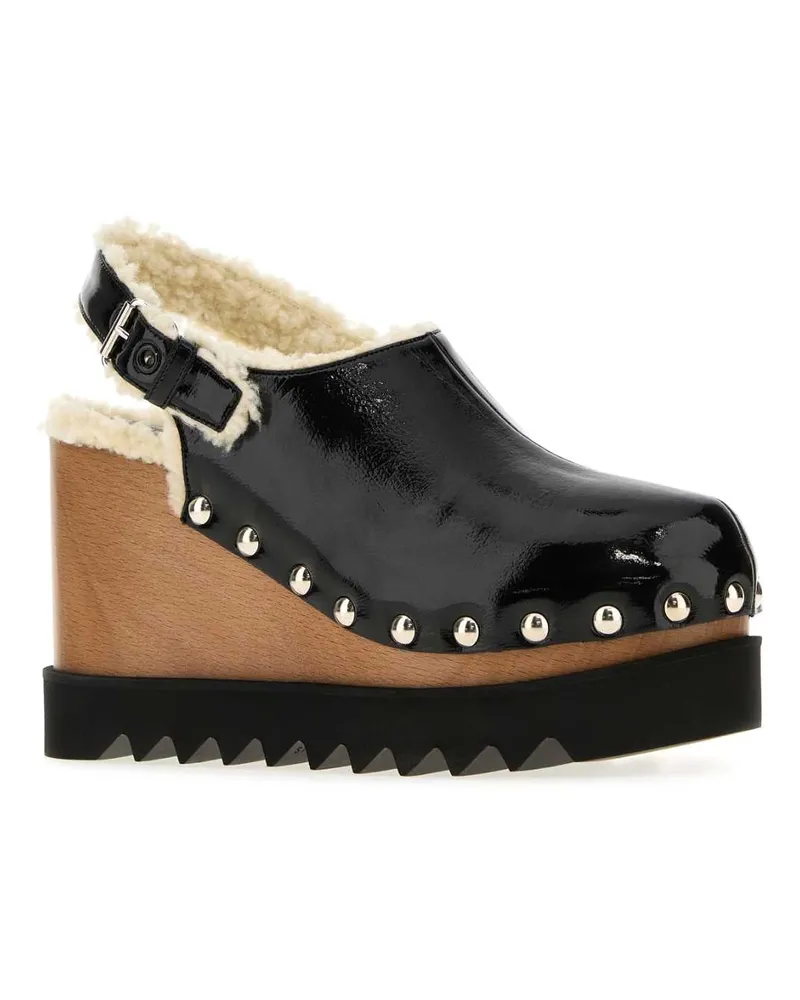 Stella McCartney Elyse Wedge Clog — Black Black