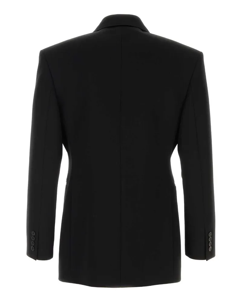Saint Laurent Noir Giacche E Gilet Jacket Black