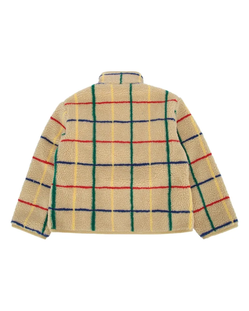 BOBO CHOSES Boys' Stripes Jacket Beige Fleece Beige