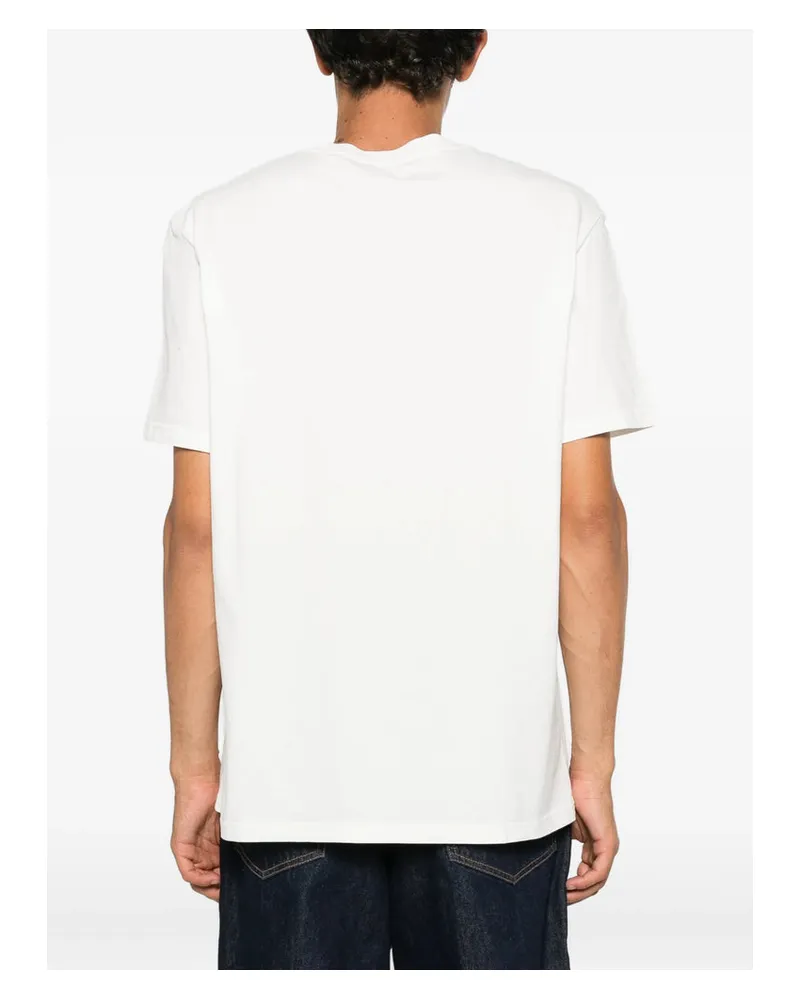 Isabel Marant Logo-Embroidered T-Shirt — White White