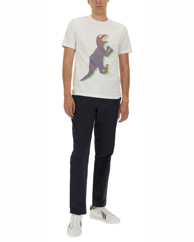 Paul Smith Organic Cotton Trousers — Blue Blue