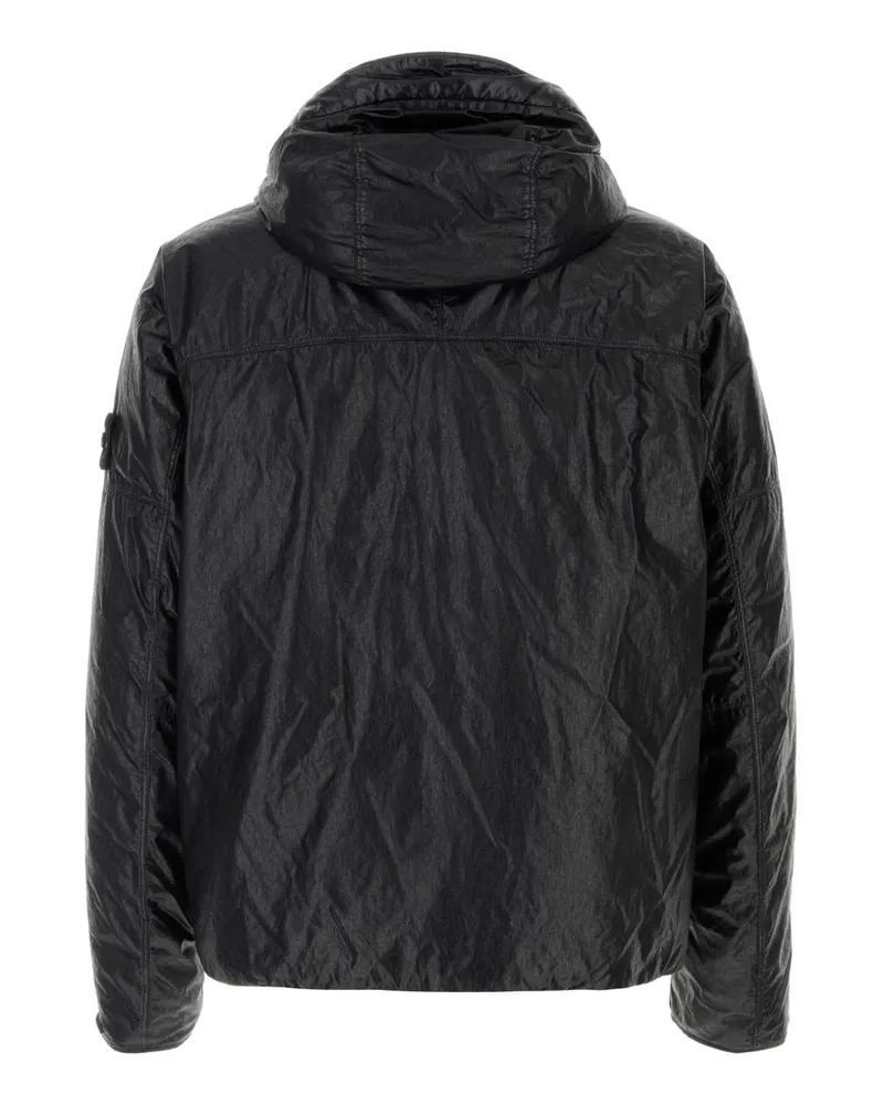 Stone Island Parka Down Jacket — Black Black