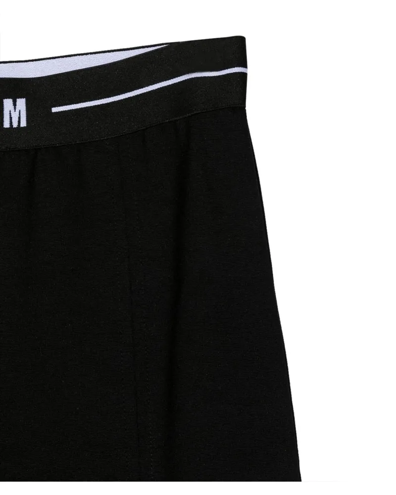 MSGM Milan Stitch Trousers — Black Black