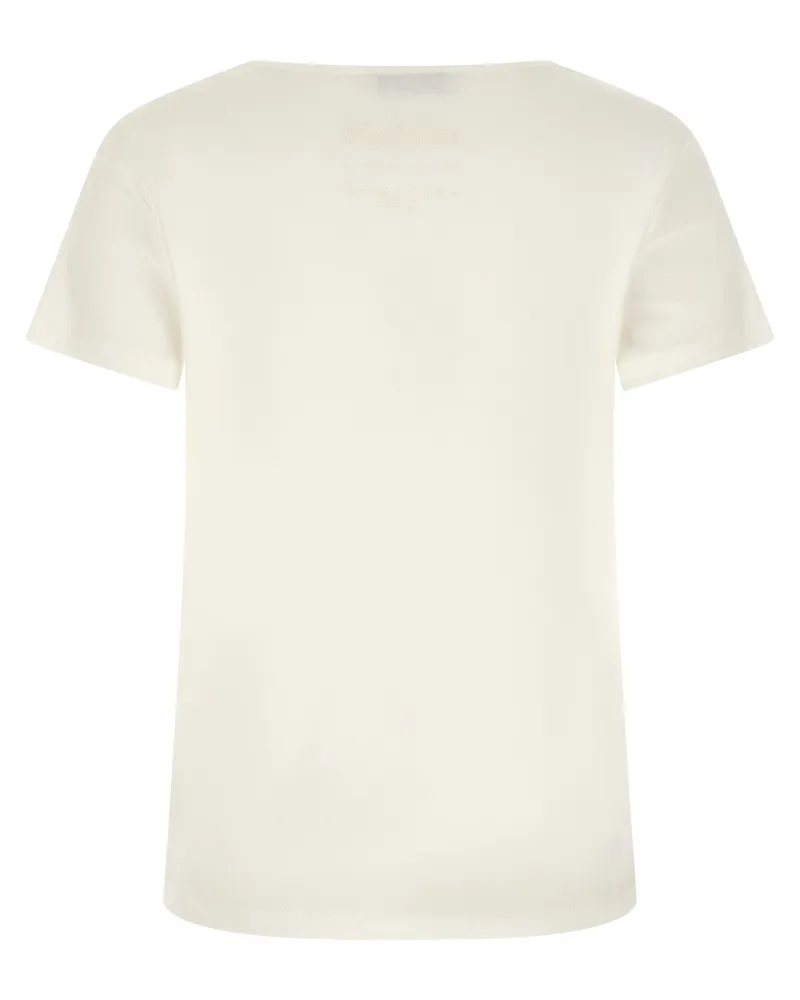 Max Mara Women's White Cotton T-Shirt White
