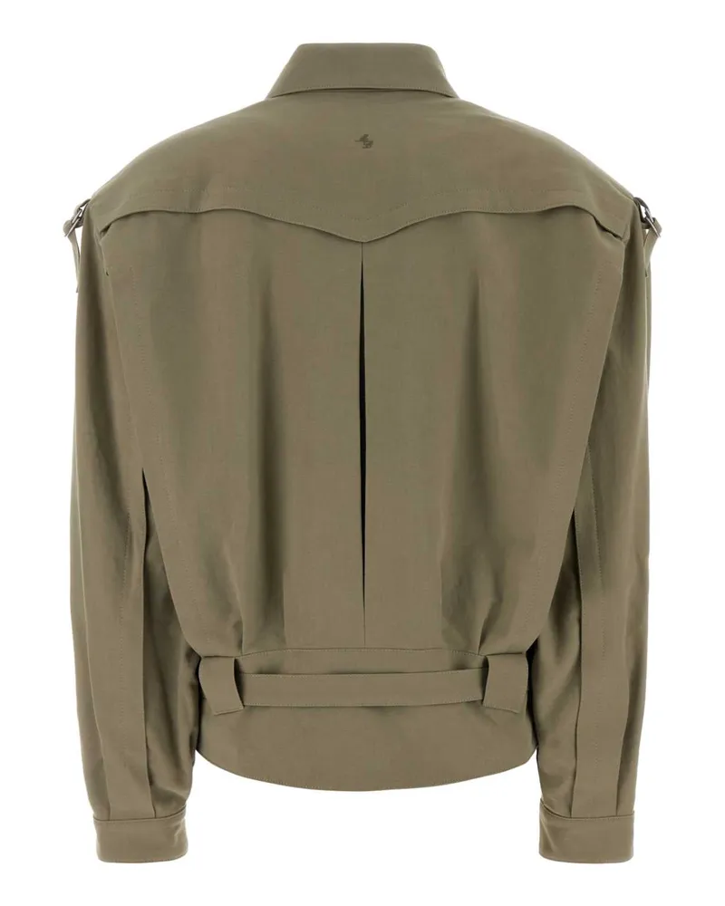 Magda Butrym Khaki Jacket — Khaki Khaki