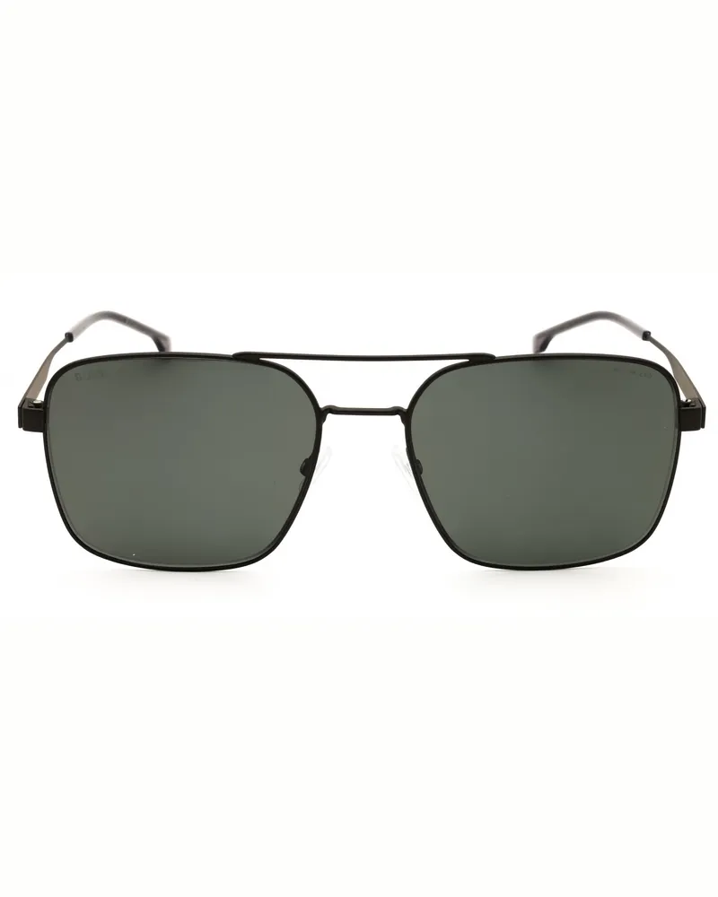 HUGO BOSS Men's 1695-S Sunglasses Silver Black