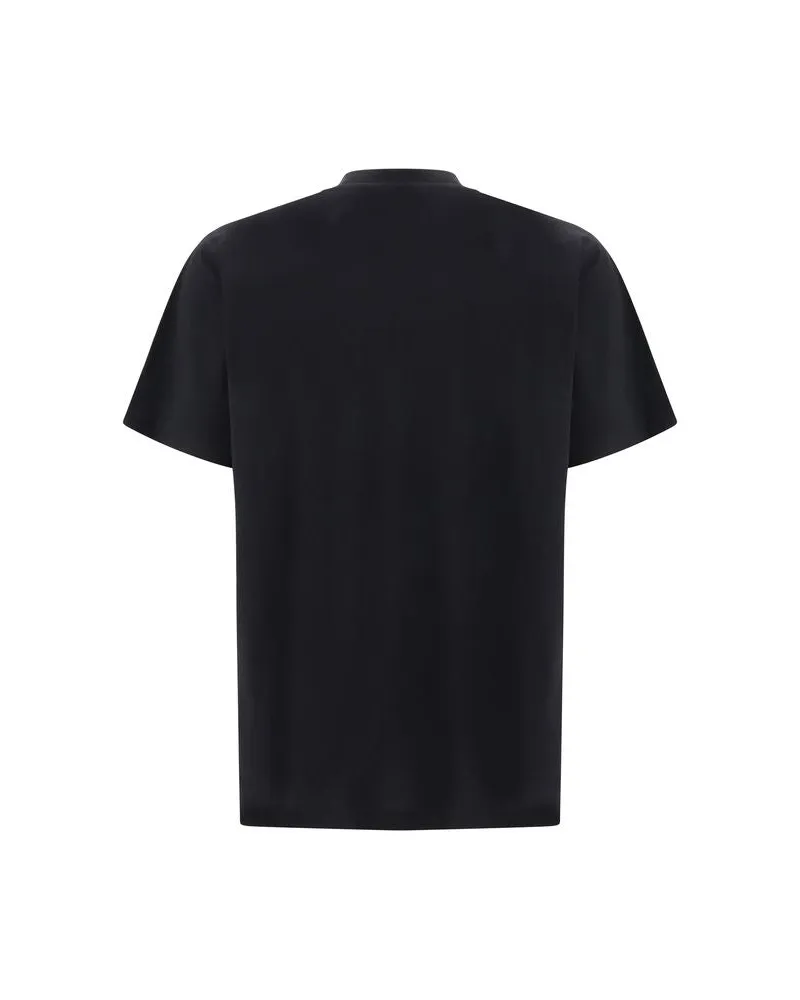Moschino Men's Black Cotton T-Shirt Black