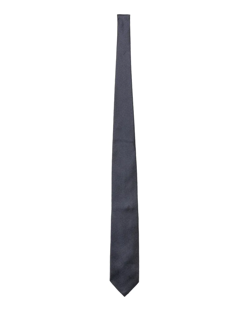 Tom Ford Men's Silk Tie Navy Mulberry Ties & Bow Navy