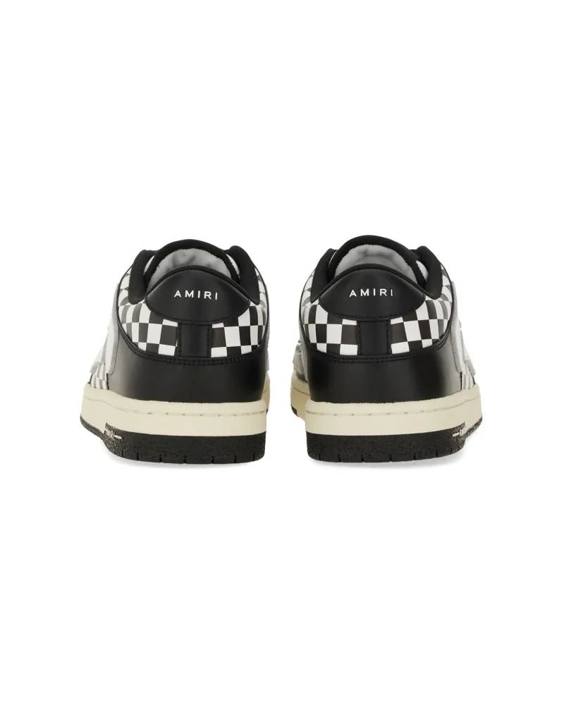 Amiri Cow Leather Sneakers — Black Black