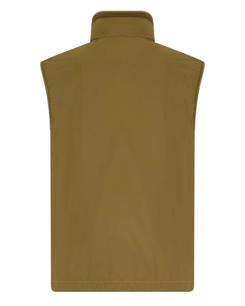 Moncler Men's Vest Ansiei Khaki Polyamide Waistcoats & Gilets Khaki