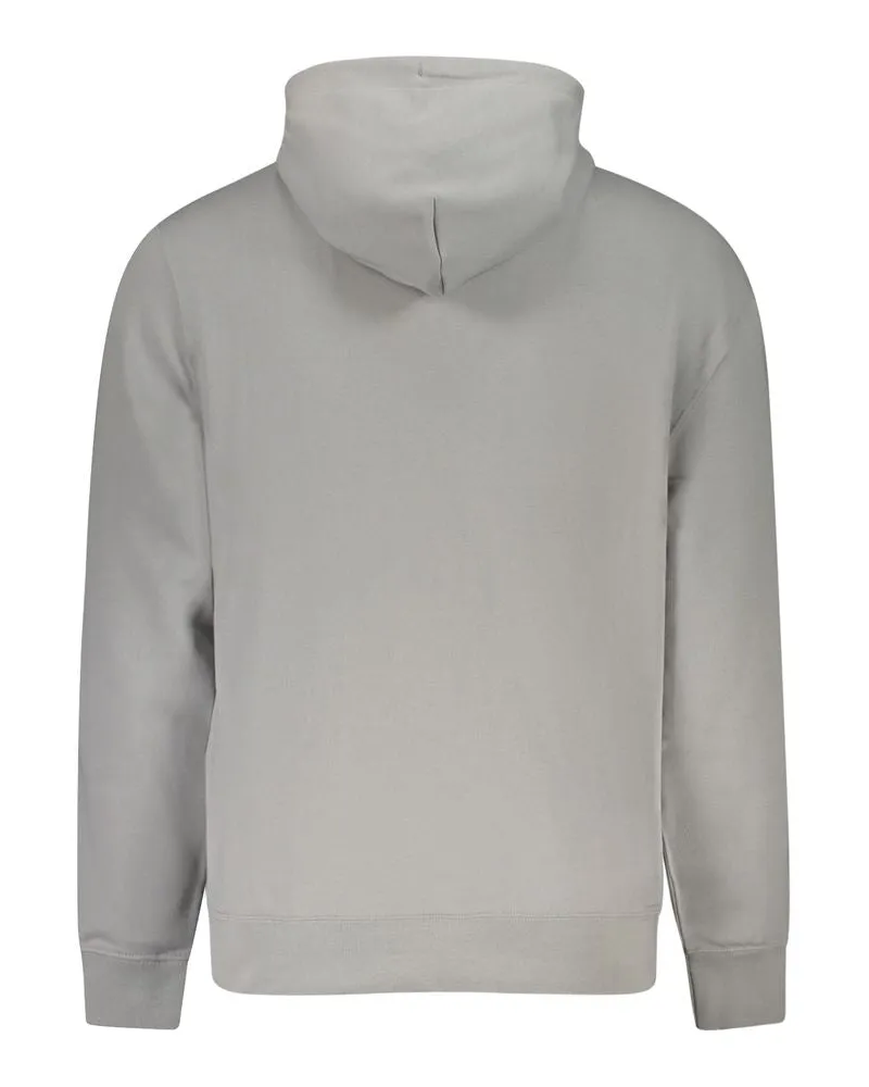 Calvin Klein Cotton-Blend Hoodie — Gray Gray