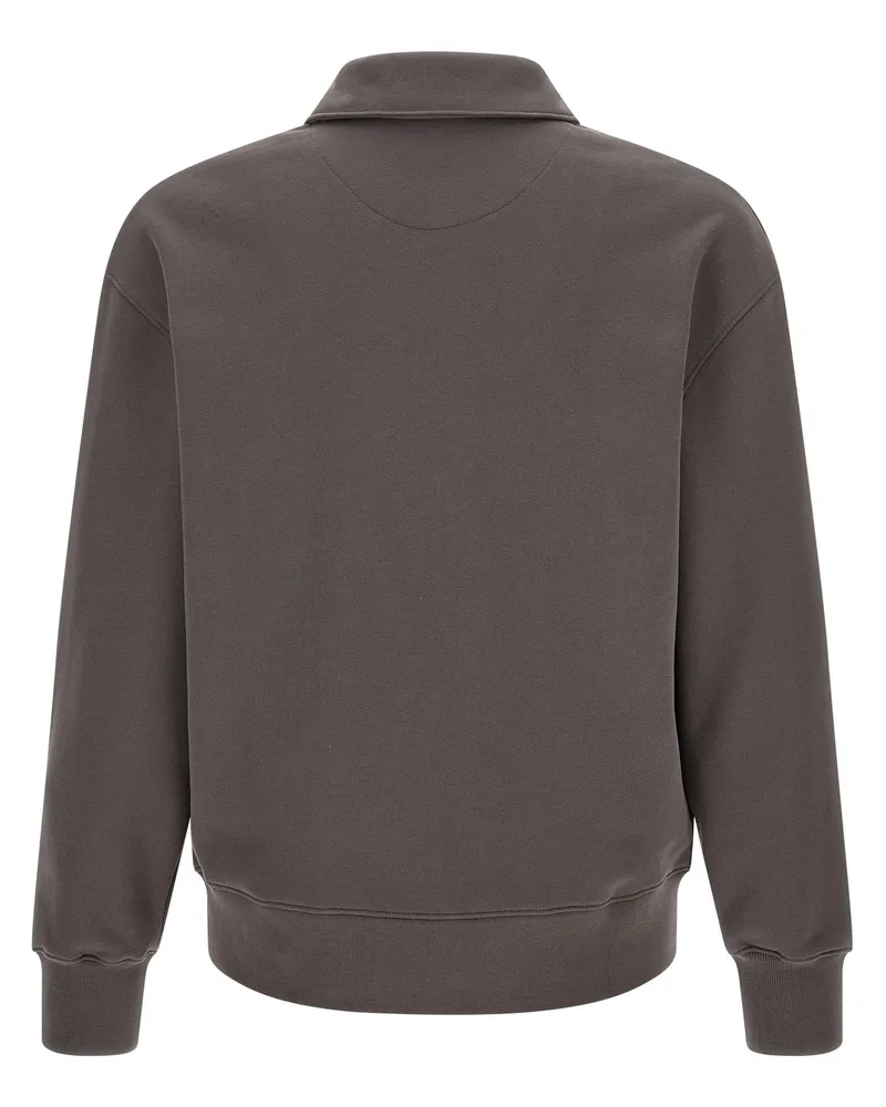 Kitsuné Chillax Fox Sweatshirt — Gray Gray