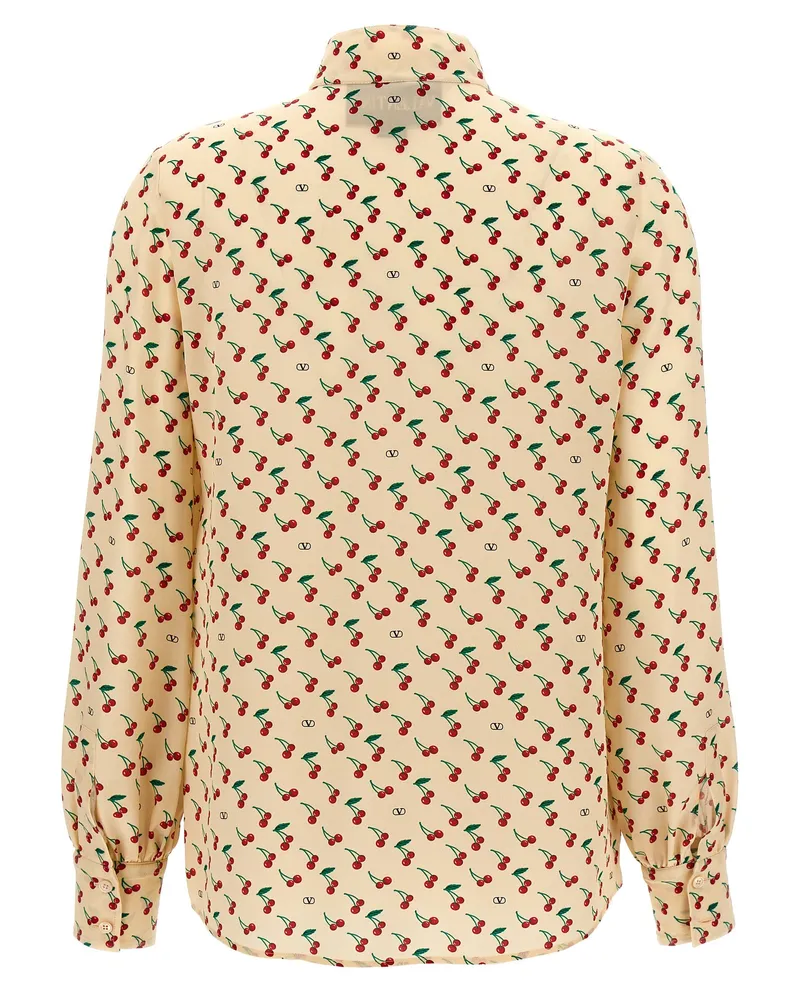 Valentino Garavani Women's Beige Silk Blouse Beige