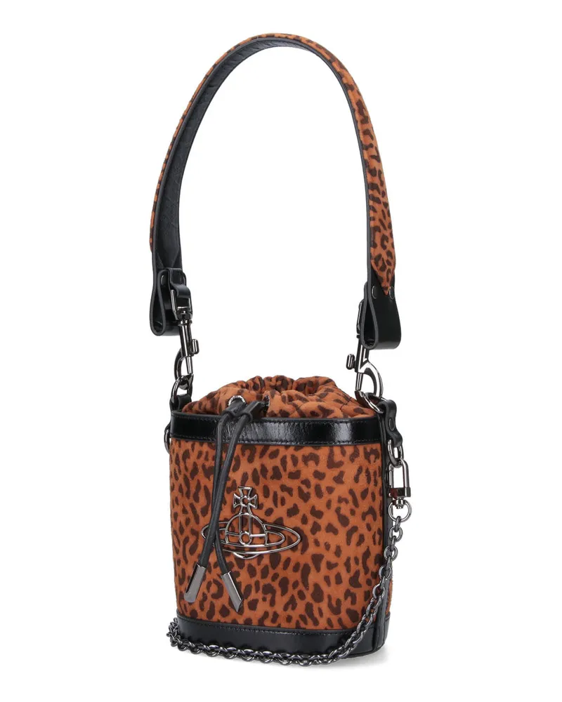 Vivienne Westwood Women's Bags Brown Sheep Leather Brown