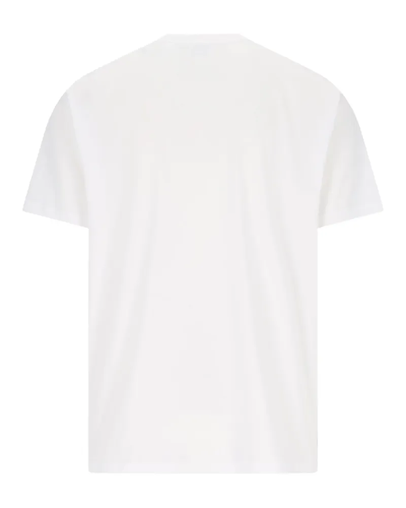 Burberry Men's T-Shirts And Polos White Cotton White