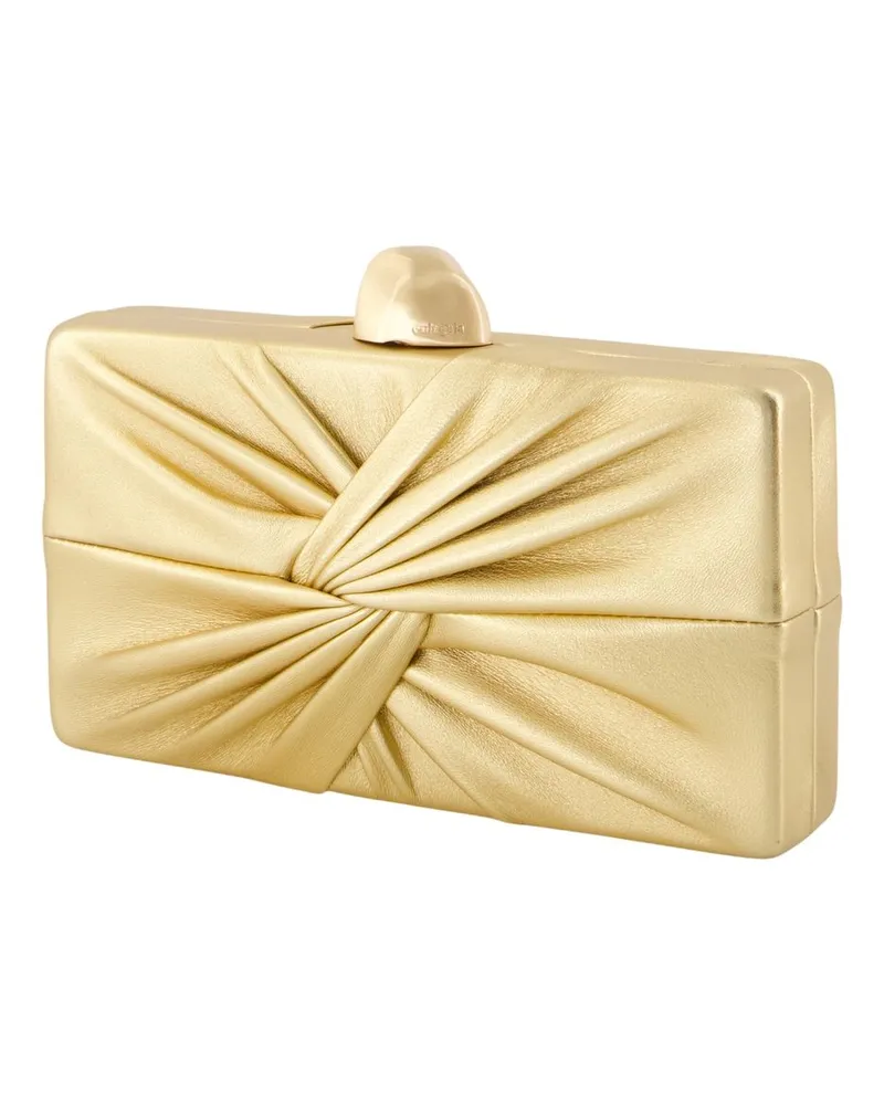 Cult Gaia Women's Lisse Clutch -  Leather Gold Synthetic Bags Clutches Gold