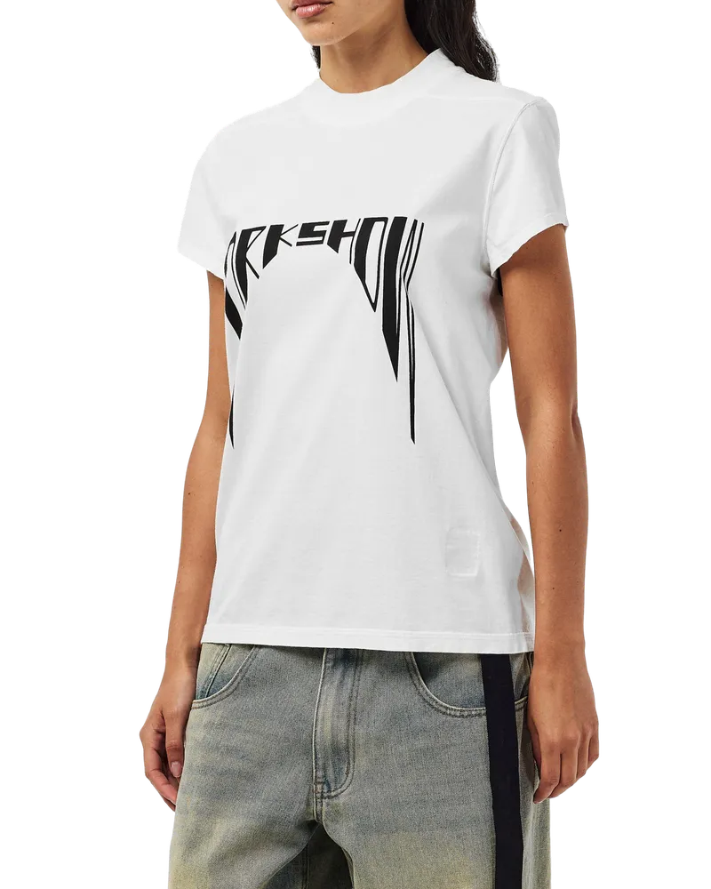 DRKSHDW by Rick Owens Logo-Printed Cotton T-Shirt — White White