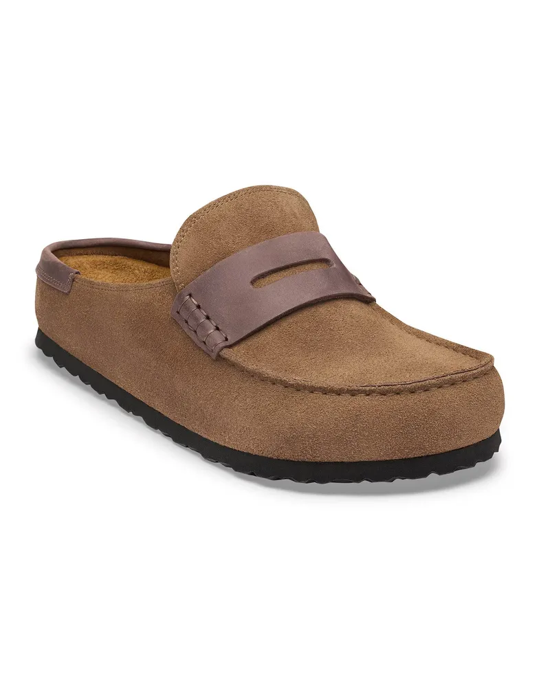Birkenstock Naples Wrapped Moccasin — Brown Brown